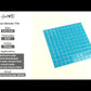 10 pack cerulean blue 11.8 in. x 11.8 in. 1 in. x 1 in. Polished Glass Mosaic Tile (9.67 sq ft/case)