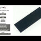 Black 4x12 Honed Subway Marble Tile (15 pack, 5 sq ft/case) - Sample