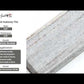 Wooden Beige 3x6 Polished Beveled Subway Marble Tile (40 pack, 5 sq ft/case) - Sample