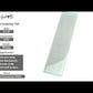 Gray 4x16 Subway Glossy Glass Tile (12 pack, 5.33 sq ft/case) - Sample