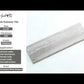Cloud Gray 4x12 Polished Subway Marble Tile (15 pack, 5 sq ft/case) - Sample