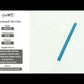 Cerulean Blue 0.5x12 Matte Glass Pencil Tile Trim (10 pack, 0.5 sq ft/case) - Sample