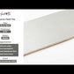 Bone White 12x40 Matte Field Ceramic Tile (4 pack, 12.45 sq ft/case)