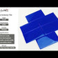 40 pack Cobalt Blue 3 in. x 6 in. Polished Glass Mosaic Tile (5 Sq. ft./Case)