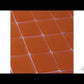 10 pack Orange 11.8 in. x 11.8 in. 1x1 Best Matte Finished Glass Mosaic Tile (9.67 sq. ft./Case)