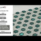 10 pack Teal Green 11.7 in. x 11.9 in. Hexagon Polished Glass Mosaic Floor and Wall Tile (9.67 sq. ft./Case)