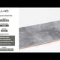 Gray 12x40 Matte Field Ceramic Tile (2 pack, 6.24 sq ft/case) - Sample