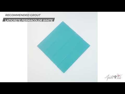 Stone Blue 3x12 Matte Subway Glass Tile (20 pack, 5 sq ft/case) - Sample