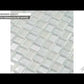 White 12x12 Brick Glossy Glass Mosaic Tile (5 pack, 4.83 sq ft/case)