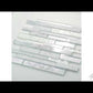 5 pack White 11.8 in. x 11.8 in. Polished and Honed Glass and Stone Mosaic Tile (4.83 sq ft/case) - Sample