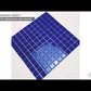 Cobalt Blue 12x12 Glossy Square Glass Mosaic Tile (10 pack, 9.67 sq ft/case) - Sample