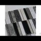 Brown Gray 12x12 Brick Polished Textured Glass Stone Mosaic Tile (5 pack, 4.83 sq ft/case) - Sample