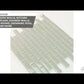 Light Taupe Beige 12x12 Glossy Brick Glass Mosaic Tile (5 pack, 4.92 sq ft/case) - Sample