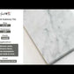 White 4x12 Subway Honed Marble Tile (15 pack, 5 sq ft/case) - Sample