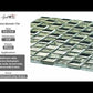 Silver 12x12 Glossy Square Glass Mosaic Tile (5 pack, 4.83 sq ft/case) - Sample