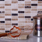 12x12 Beige and Brown Natural Stone Floor and Wall Tile 
