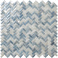 12x12 Blue Glass Mosaic Tile