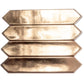 2x10 Gold Glossy Picket Tile