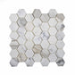 Gray Hexagon Tile for Bathroom Walls