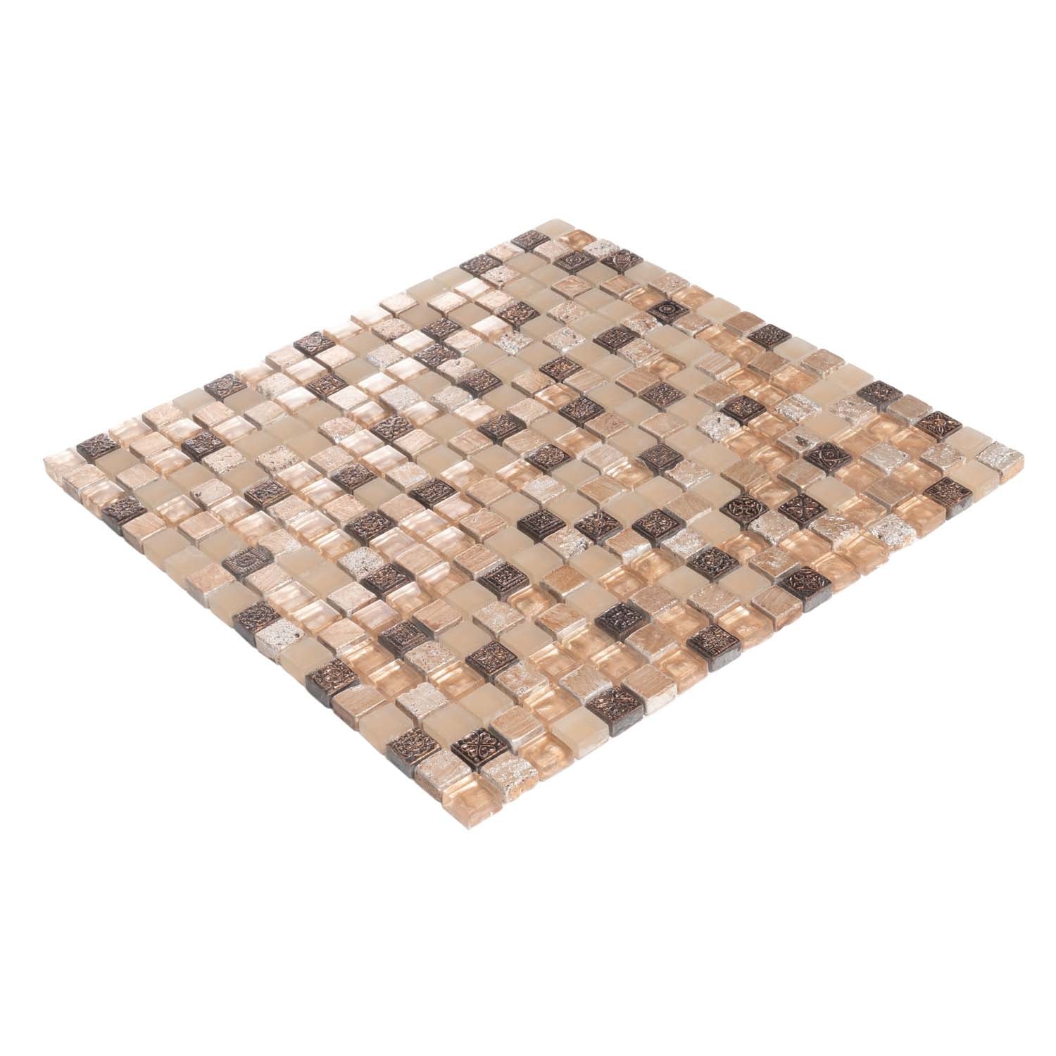 Beige and Brown Polished Tile