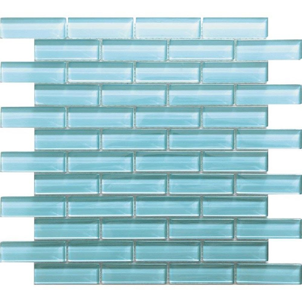 12x12 Sky Blue Mosaic Tile