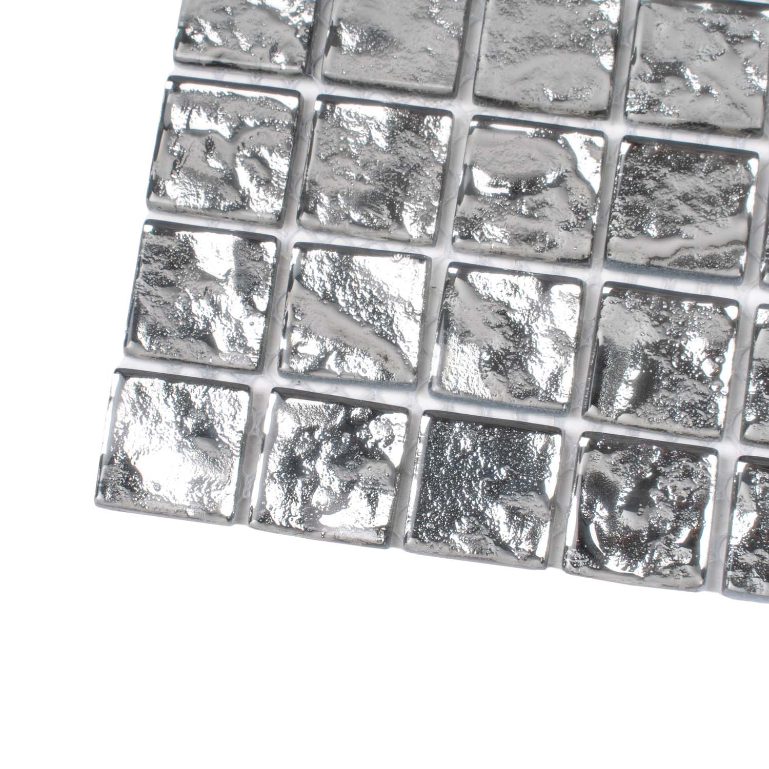 Silver Mosaic Tiles