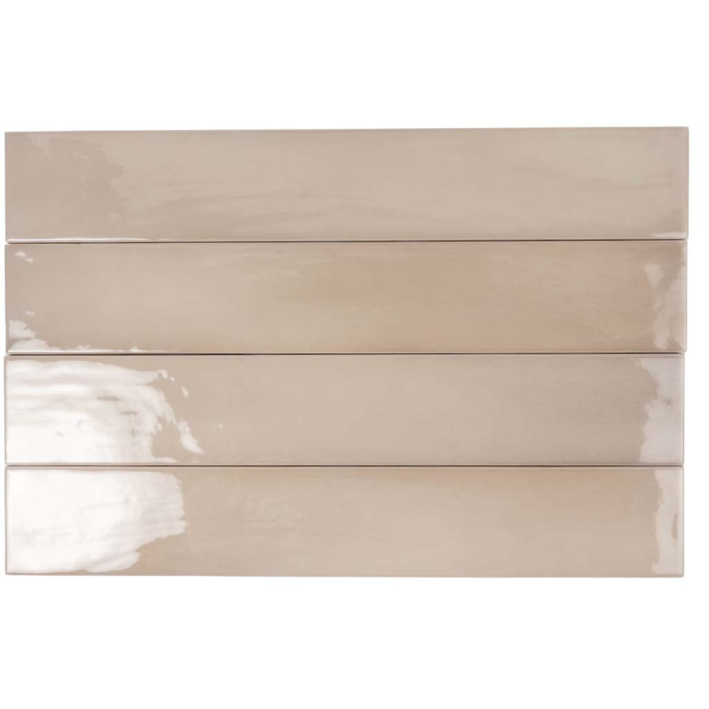 3x16 Silken Beige Ceramic Subway Tile