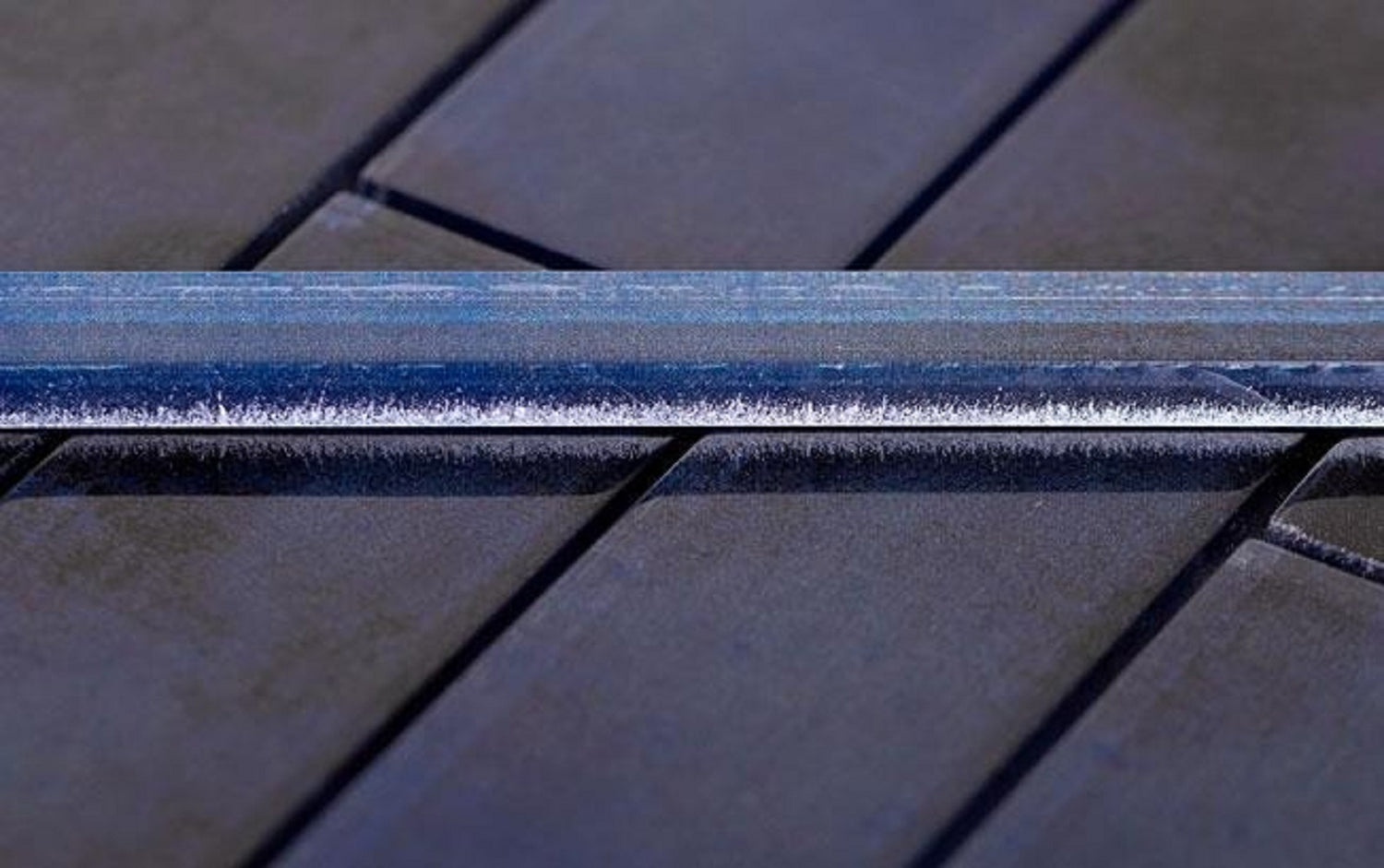 Spruce Blue Glossy Pencil Tile Trim