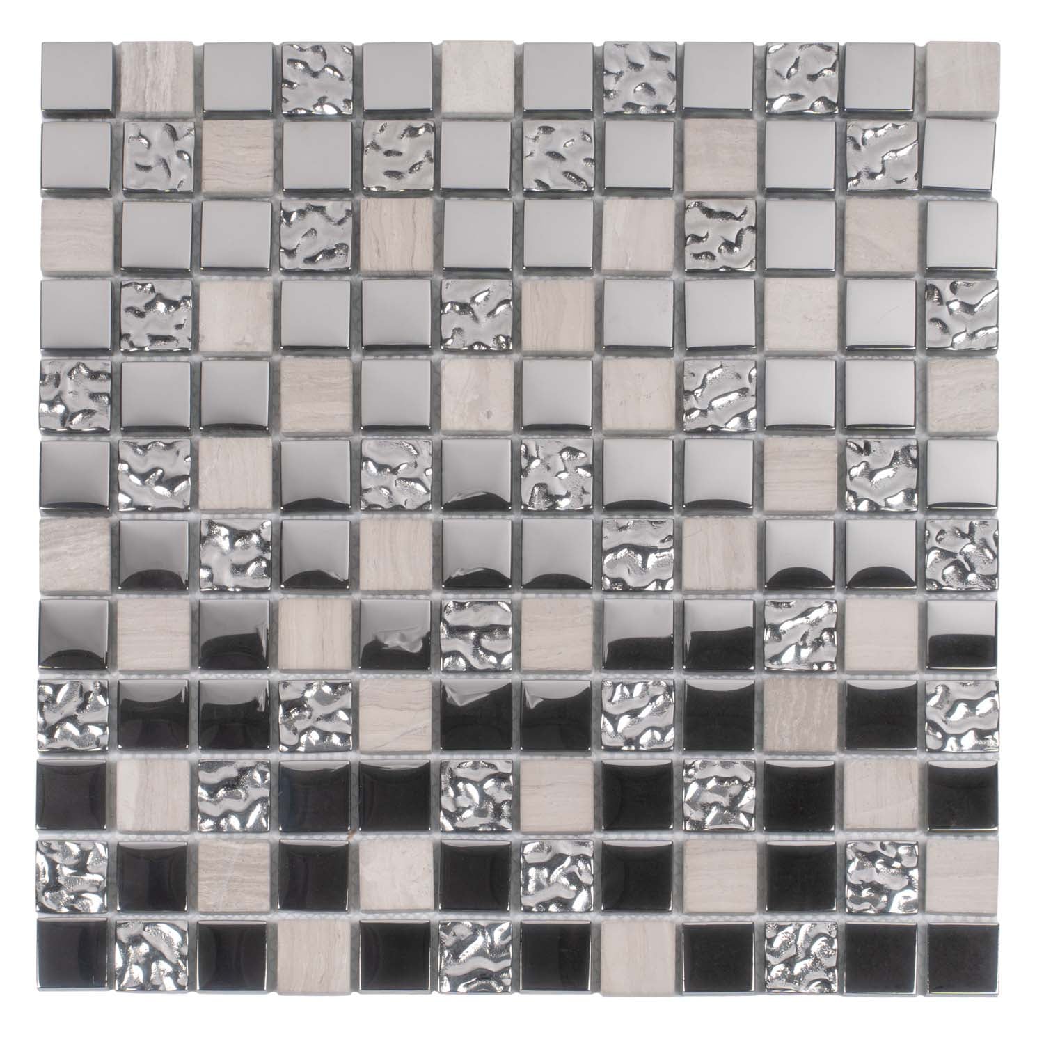 Light Gray Mosaic Tiles
