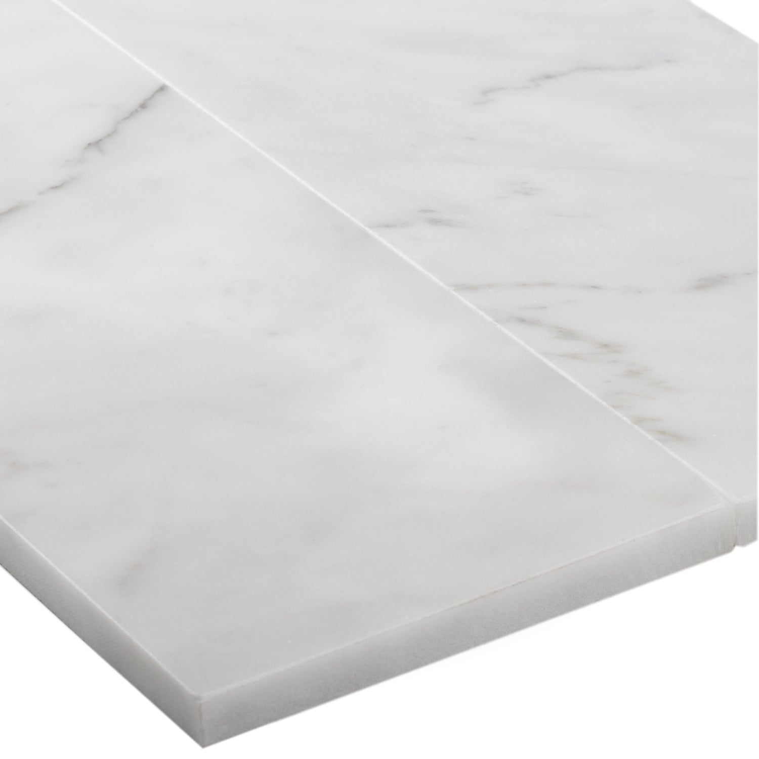 Luxurious Polished White Marble Tile