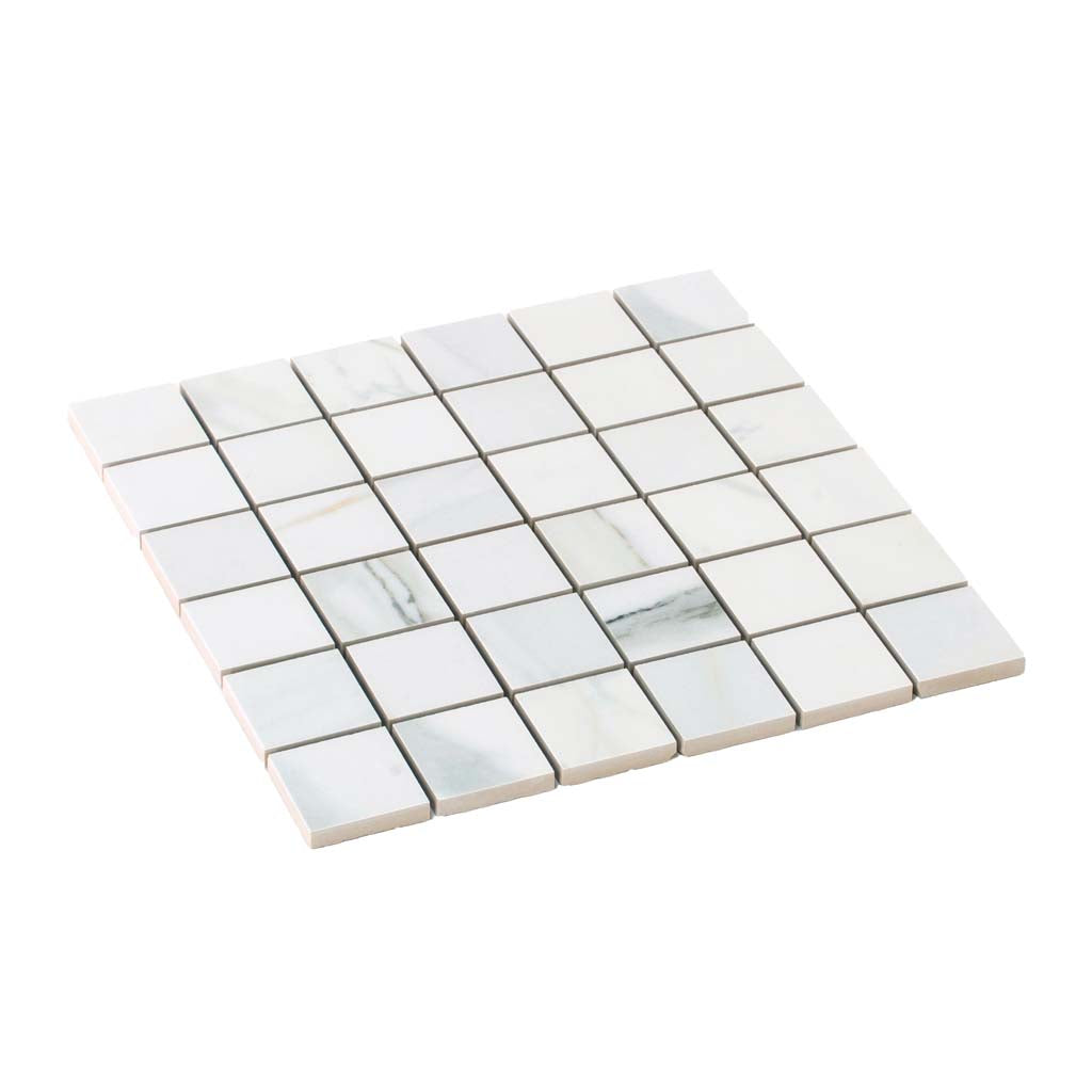 White Matte Porcelain Mosaic Wall and Floor Tile