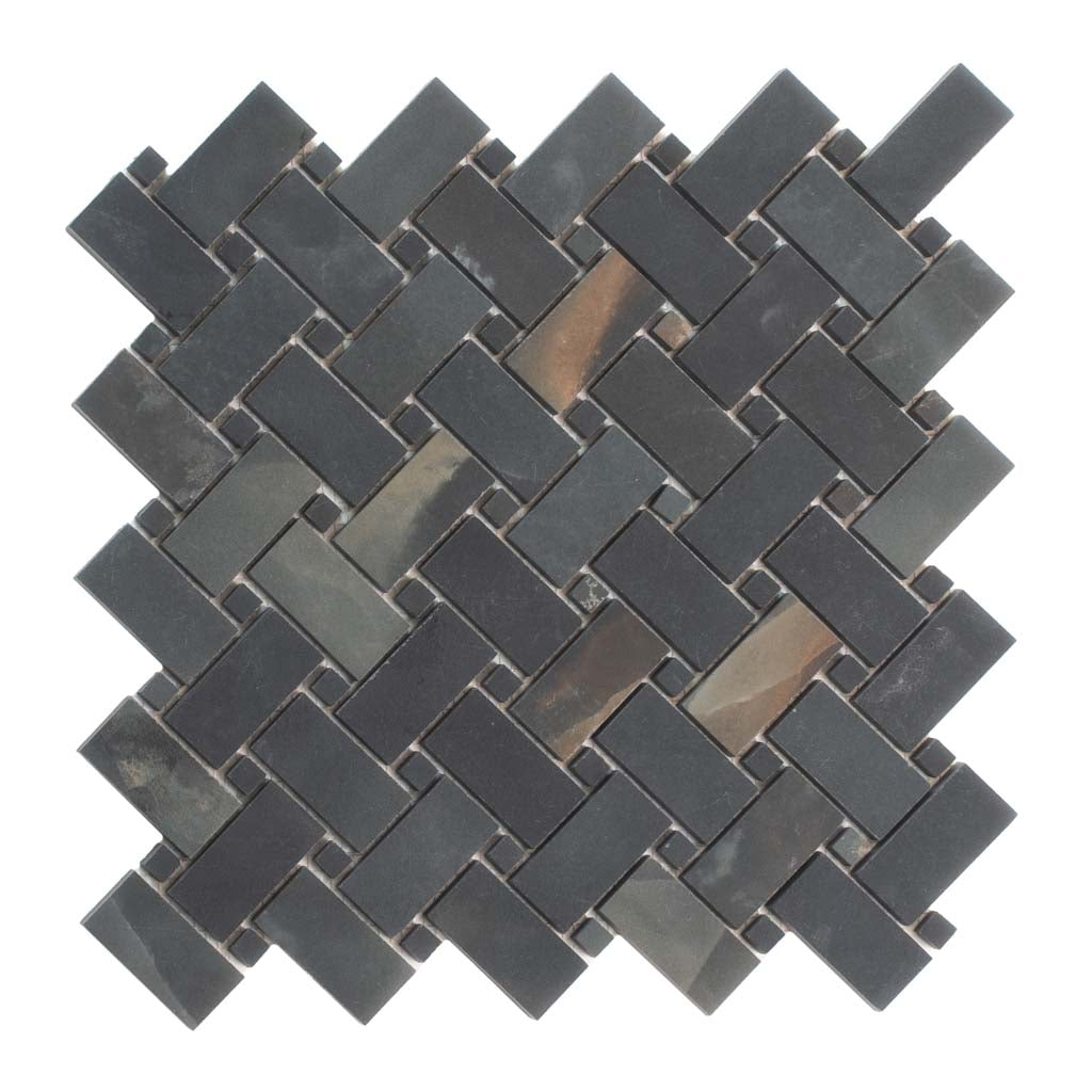 Black Matte Mosaic Tile