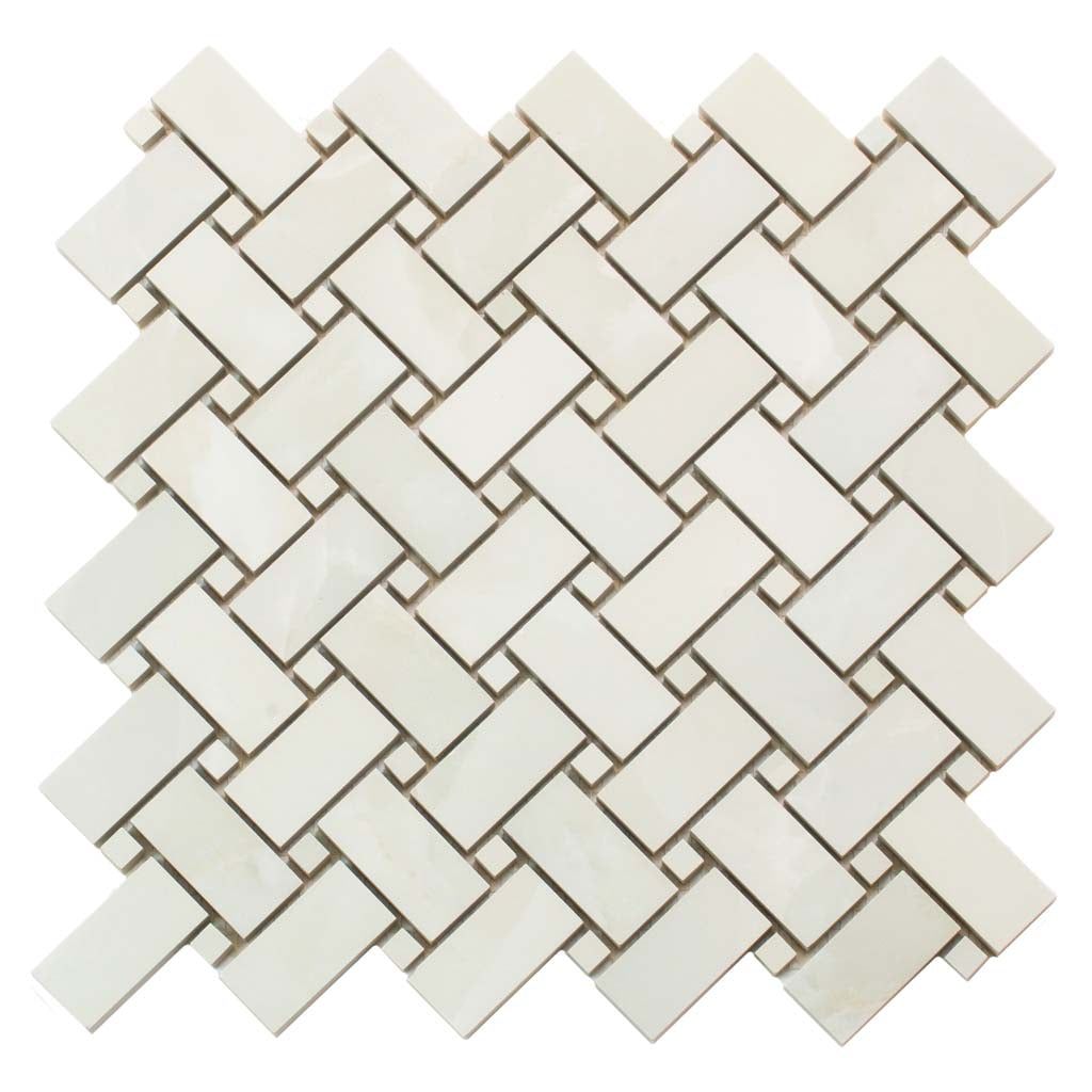 12x12 Splendor White Mosaic Tile