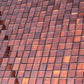 Bronze Geometric Glass Mosaic Vanity Tile