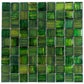 11x11 Emerald Green Glass Tile