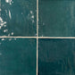 5x5 Ocean Green Polished Ceramic Tile