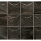 Black Glossy Ceramic Square Tile