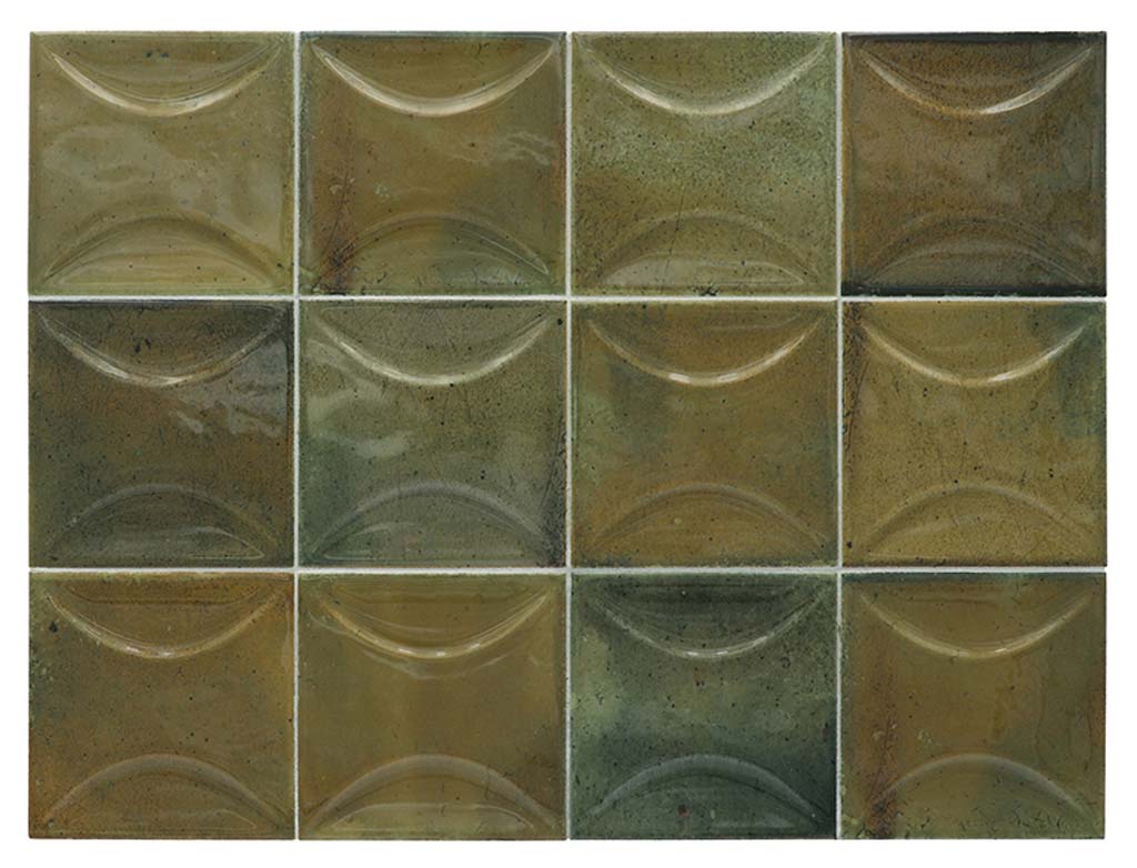Green Square Wall Tile  