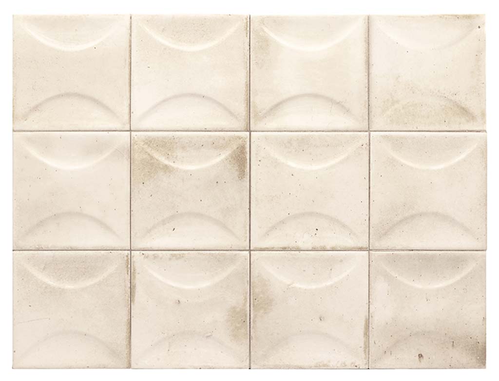 4x4 White Glossy Ceramic Wall Tile