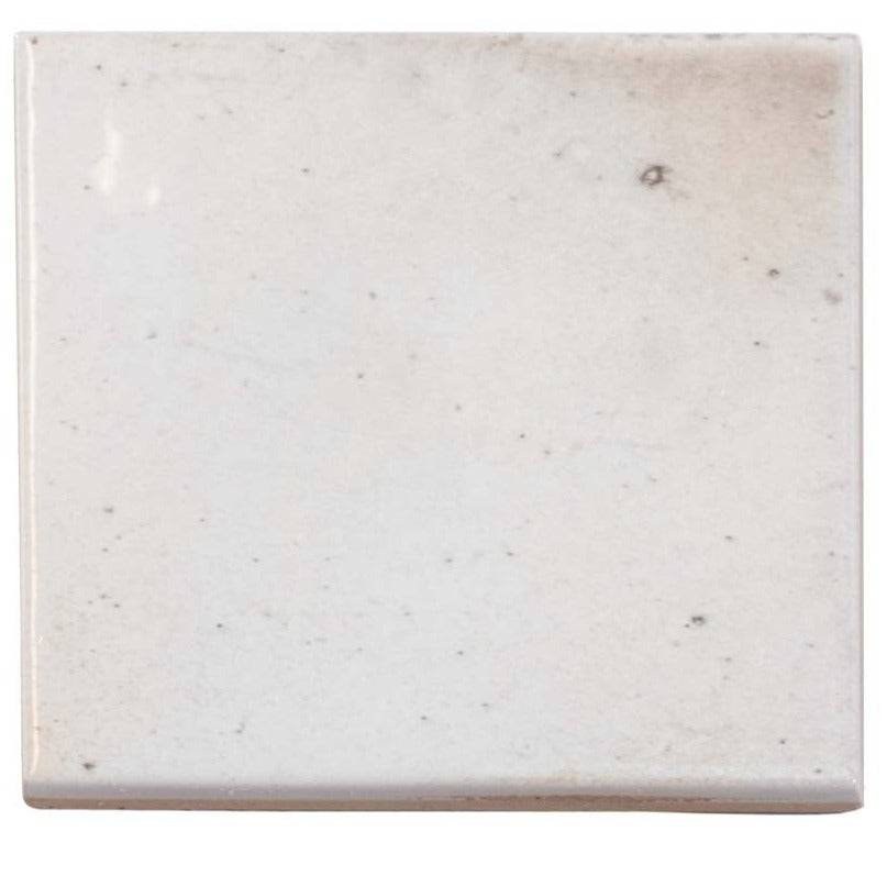 4x4 Antiek White Glossy Tile