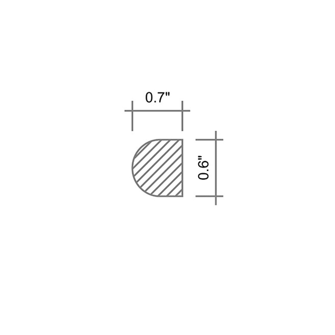 Elegant Marble Pencil Liner Backsplash Trim Tile