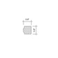0.8x12 Beige Pencil Liner Trim