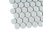 1x1 Cirkel Blue Glossy Porcelain Penny Tile