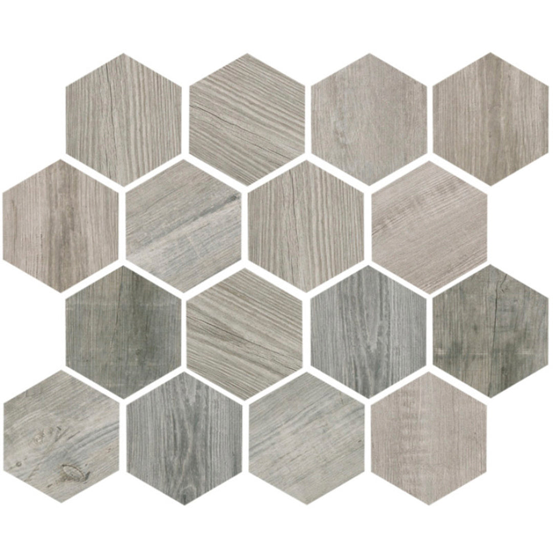 Gray Matte Ceramic Mosaic Wall and Floor Tile