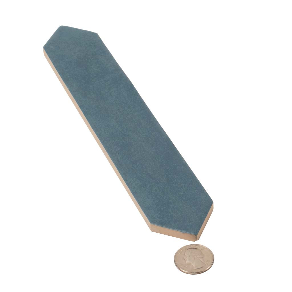 2x10 Festa Blue Matte Picket Tile