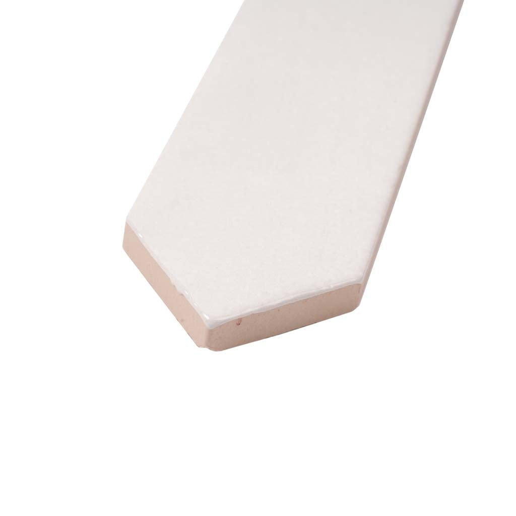 2x10 White Ceramic Picket Wall and Floor Tile