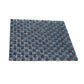 Blue and Black Polished Glass Mosaic Tile