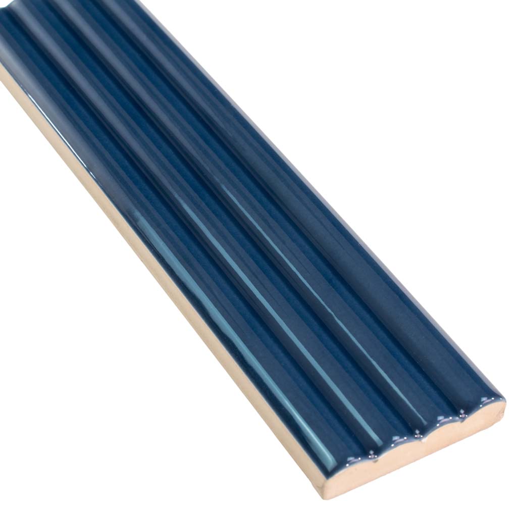 2x8 Blue Ceramic Subway Tile