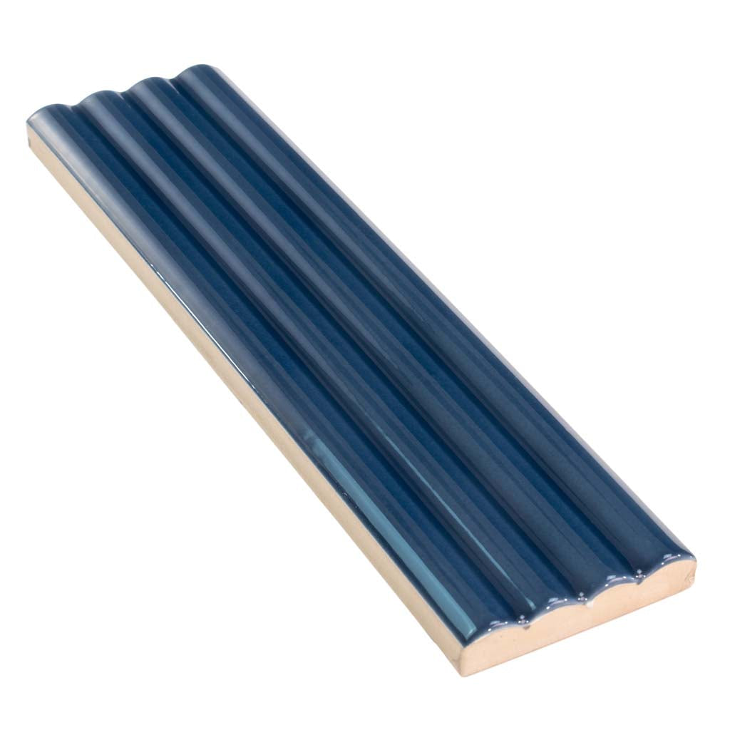 2x8 Blue Glossy Subway Tile