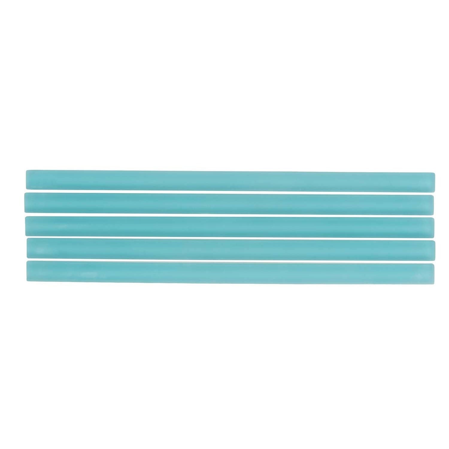 1x12 Sky Blue Glass Pencil Tile Trim